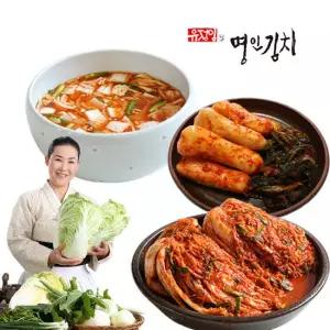 [식품명인 유정임] 포기김치3kg+총각김치2kg+나박김치2kg