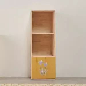 H6663 3단 고무나무 도어 수납장 400 4colors