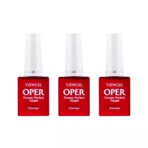 오빠탑젤 논와이프 네일 기초젤 탑코트 30ml (10ml 3개)