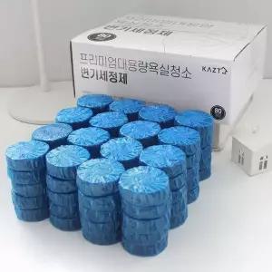 [보리보리/가쯔]대용량 욕실청소 변기세정제 50g 80개