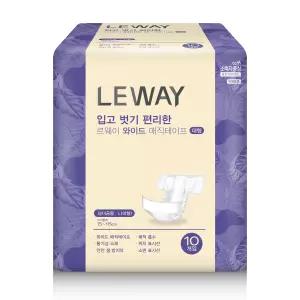 르웨이 와이드 매직 테이프 대형 80매 겉기저귀 요실금 성인용 남여공용 교체용 기저귀