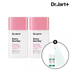 에브리선데이 톤업 선 플루이드 30ml 2개 (+시카페어 밀키 로션 7mlx2+헤어 드