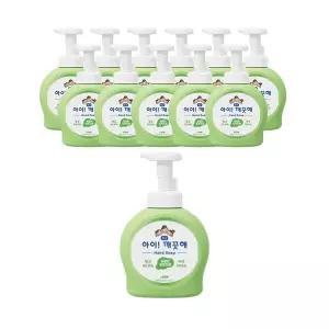 아이깨끗해 핸드워시 용기, 청포도, 490ml, 12개