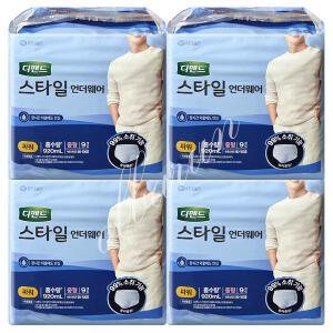 디펜드 스타일 언더웨어 파워 남자 중형 9Px4팩