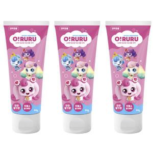캐치티니핑 ORURU 키즈 덴탈 치약 80g 3세트