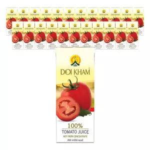 도이캄 토마토 100% 착즙 주스, 200ml, 24개