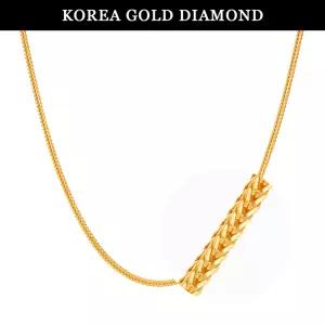 [한국금다이아몬드] 순금 목걸이 24k 금 여자 체인 줄 11.25g