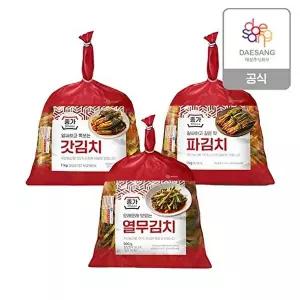 [종가][종가] 갓1kg+파1kg+열무900g