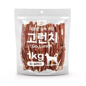 고런치 강아지간식 오리 슬라이스) 1kg