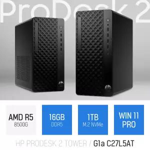 ⓒ HP 프로데스크 2 타워 G1a C27L5AT 16GB 1TB WIN11 / 가정용 사무용 인강용 전문가용 업무용 산업용 PC