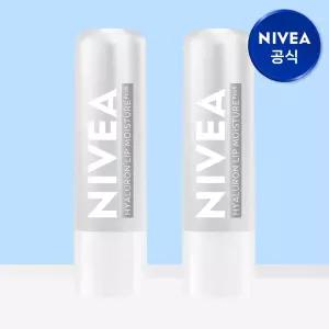 니베아 립케어 히알루론 모이스쳐 플러스 5.2g 2개