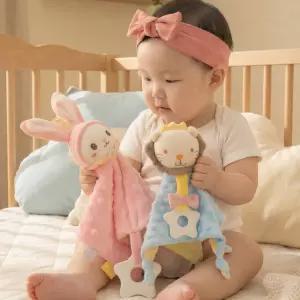 아기손수건 노노리 애착가제수건 신생아 딸랑이 촉감발달 출산선물