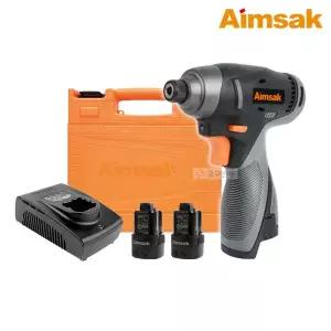 [아임삭] AI414M 3G 충전 임팩트 드라이버 14.4V 2.0Ah 배터리 2개 6.35mm (1/4 육각) 임팩드라이