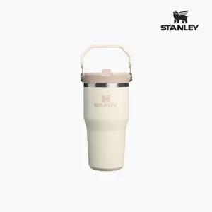 스탠리 빨대 텀블러 591ml 아이스플로우 플립 스트로 2.0 크림