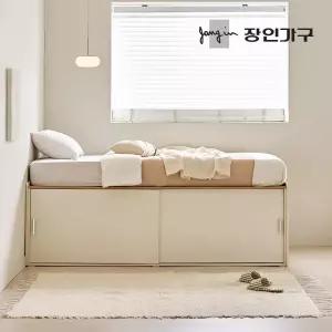 (무료배송) 도피오 슬라이딩 빅수납 높은 침대 프레임 SS (높이620)