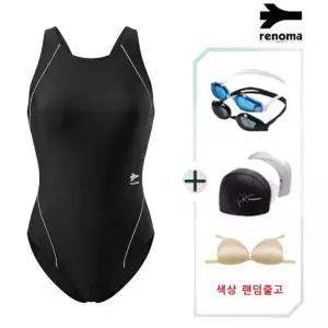 [레노마수영복]여성  실내 4종 세트수영복(랜덤출고)  LS2G802SET-BK_IC
