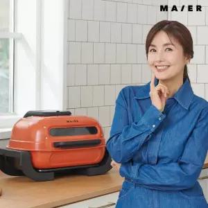 [마이어] 와이드 듀얼히팅 생선그릴 (+다용도팬+유분필터10매) (GF-008) / 신애라 3중 필터