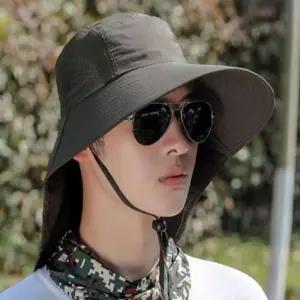 작업용 와이드 물놀이 챙넓은 농사 등산 뒷목 등산용 낚시 햇빛차단 낚시용