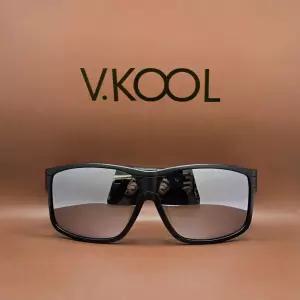 [오늘출발] 브이쿨 선글라스 VK2010 올블랙 실버미러 편광렌즈 VKOOL 스포츠 고글 낚시 러닝 운전 등산