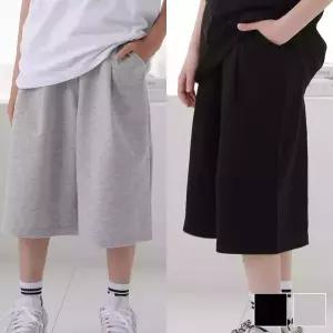 주니어클라쓰 DH버뮤다원턱카고트레이닝PANTS 주니어의류 초등학생옷 반바지 츄리닝 주니어바지 남아 여아