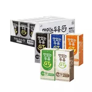 맛있는 두유 GT 190ml x 24개입 / 달콤한맛 담백한맛 검은콩 고단백