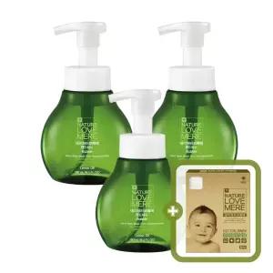 네이쳐러브메레 아기 핸드워시 용기형 280ml 3개 + [GIFT] 유아 위생면봉 80P 1개