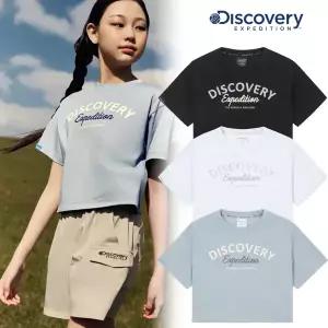 [롯데백화점]디스커버리익스페디션 DKRS53053 여아 프레시벤트 타이포그래픽 반팔티셔츠