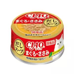 이나바 챠오 츄르 고양이 간식 다시스프 캔 참치&닭가슴살 (A-231)