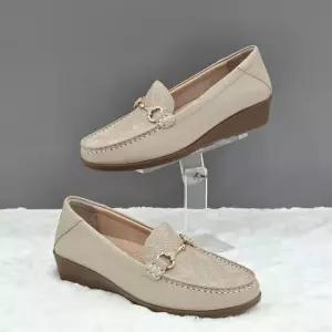 탠디 골드 장식 웨지 로퍼 X2HD52TP28 G-BEIGE 4SS_CJ