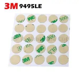 다이 컷 500 원 3M 9495LE 양면 접착 테이프 스티커 원형 직경 10mm 옵션 강한