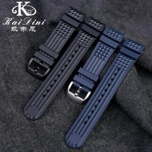 세이코 프로스펙스 Skx007 SRP307 313 SKX779 SKX781 워터 고스트 다이버 고무 시계 스트랩 남성용 와플 실