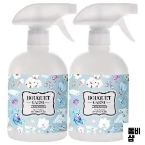 부케가르니 섬유탈취제 베이비파우더 항균탈취 정전기방지 500ml 4개