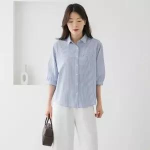 [마담4060]엄마옷 마담4060 보드라운코튼 여성 데일리 카라셔츠 -RBL2606049-