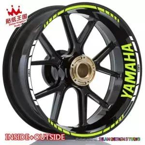 MT07 YZF R R6 R7 R9 FZ 오토바이 휠 반사 모터 림 데칼 방수 스티커