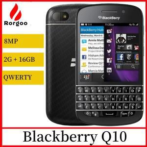 블랙베리 Q10 4G 오리지널 휴대폰 3.1인치 2GB 램 16GB 롬 8MP 쿼티 키보드 휴대폰 듀얼 코어 블랙베리Q10