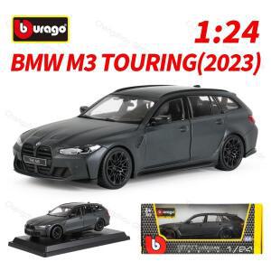 부라고 1:24 BMW M3 투어링 스태틱 다이캐스트 자동차 수집용 모델카 장난감