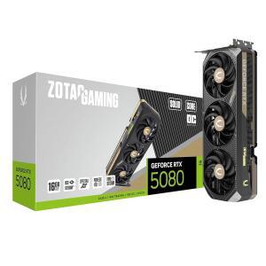 ZOTAC 게이밍 지포스 RTX 5080 솔리드 코어 OC DLSS 4 16GB GDDR7 256비트 30Gbps PCIE 5.0 그래픽 카드, 아이스스톰 3.0 어드밴스드 쿨링, 스펙트라 RGB 조명, ZT-B50800J2-10A