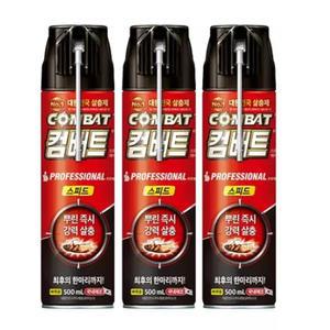 컴배트 스피드 에어졸 500ml, 3개