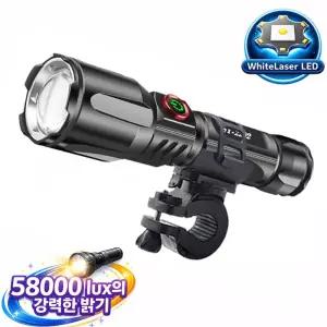 5800LUX LED 충전식 줌 서치 자전거 라이트 안전등 랜턴 SY2202 전조등후레쉬 손전등 조명등 자전거등