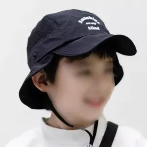 아동 메쉬 경량 귀달이 가림막 자외선차단 돌돌이 5color 여름모자 어린이집 유치원