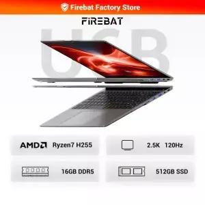FIREBAT U6B 6인치 노트북 Ryzen7 8745HS H255/R5 6600H C DDR5 6GB RAM ROM 25K Wifi6 BT52 게이머