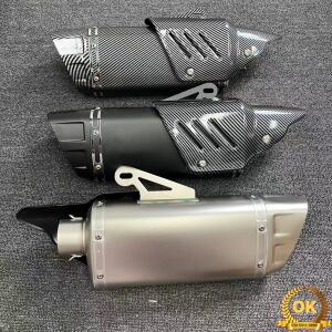 유니버설 51mm 머플러 스테인리스 오토바이 배기구 AKR 닌자 Z400 250 ZX6R KTM RC 야마하 R3용