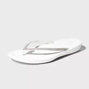 핏플랍 FITFLOP 아이쿠션 스파클 쪼리 Urban White