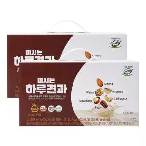 자연담담 마시는 하루견과 180mlX20팩X2박스