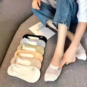 [CU] 신상 쿨핏 메쉬 양말 시원한 통풍 봄 여름 덧신 실리콘패드 안벗겨지는 페이크삭스 데일리 여성양말