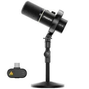 [마오노]PD200W 하이브리드 무선 팟캐스트 방송용 유튜버 녹음용 다이나믹 마이크