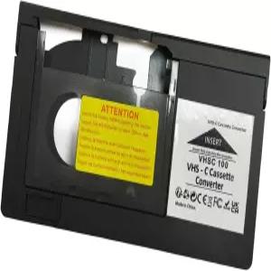 캠코더용 VHS-C 테이프 카세트 어댑터 - VCR 플레이어 비디오 및 디지털로 변환하는 데 이상적입니다