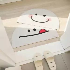 [콩심팥심]벨라솜 대형 소프트 린넨 발매트