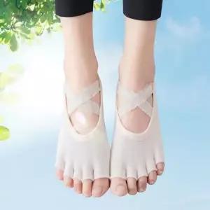[콩심팥심]오픈 미끄럼 토삭스 방지 필라테스 요가 발가락 양말 시원한