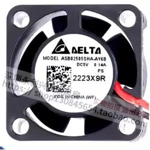 델타 ASB02505SHA-AY6B DC 5V 0.14A 소형 냉각팬 2.5cm용 새 쿨러 팬